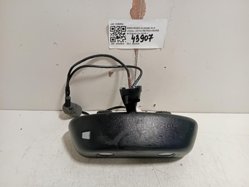 Retrovisore Interno 026534 Mercedes Classe GLE W166 2015