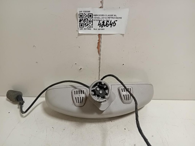 Retrovisore Interno 026395 Mercedes Classe ML W166 2012