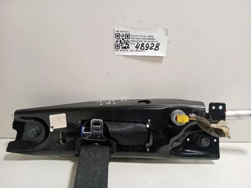 Cintura DI Sicurezza Sedile ANT SX 6041213 Volvo V70 III 2008