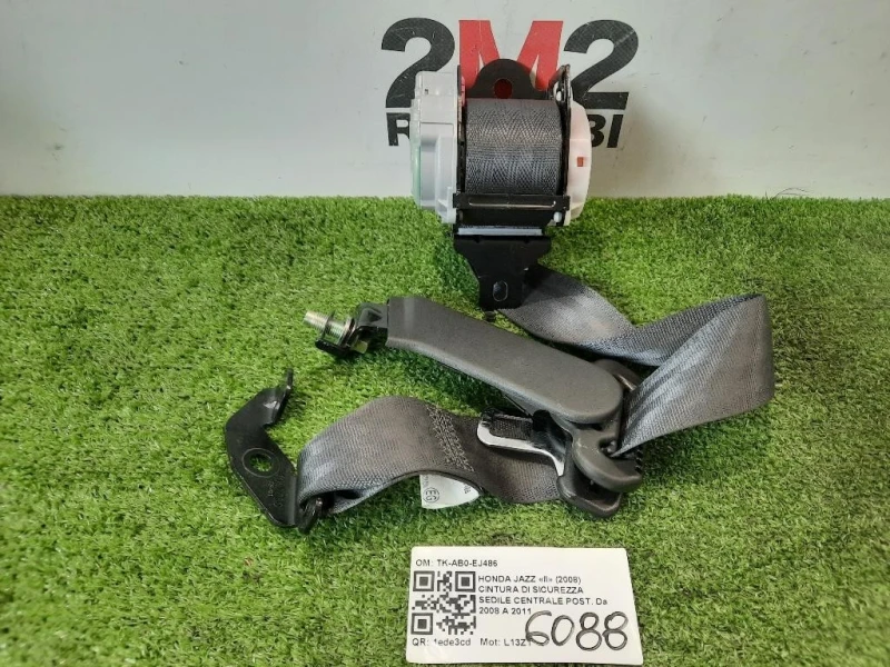 Cintura DI Sicurezza Sedile Centrale POST TK-AB0-EJ486 Honda JAZZ II 2008