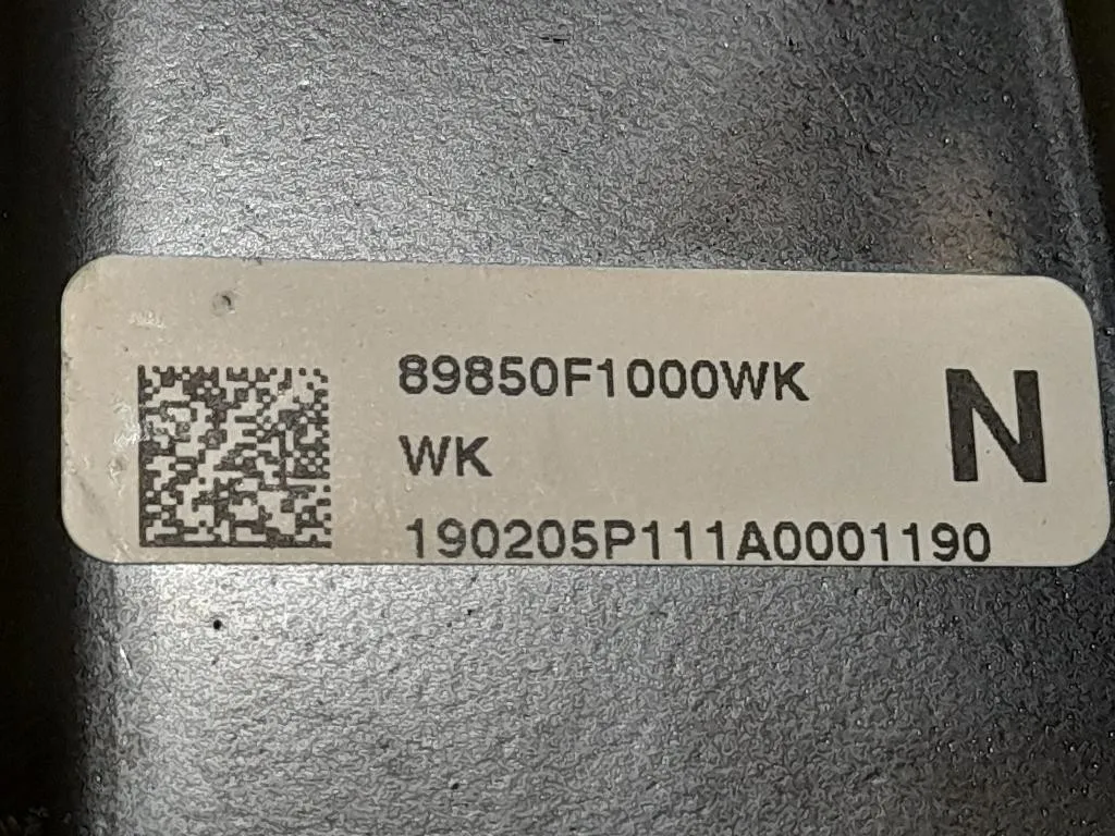 Cintura DI Sicurezza Sedile Centrale POST 89850F1000WK Kia Sportage IV 2018