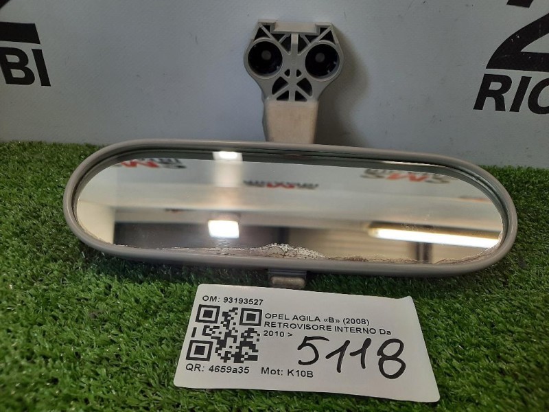 Retrovisore Interno 93193527 Opel Agila B 2008