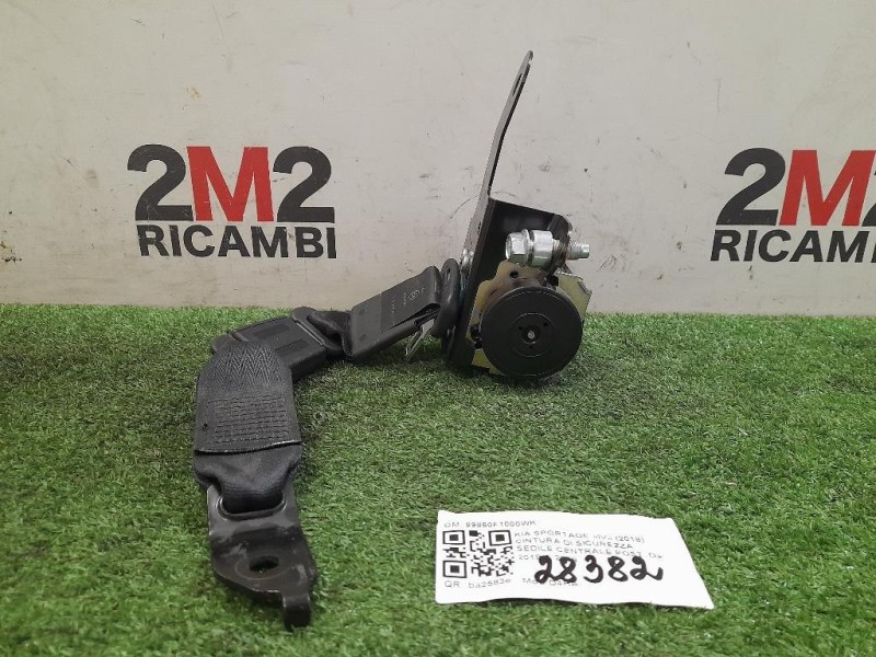Cintura DI Sicurezza Sedile Centrale POST 89850F1000WK Kia Sportage IV 2018