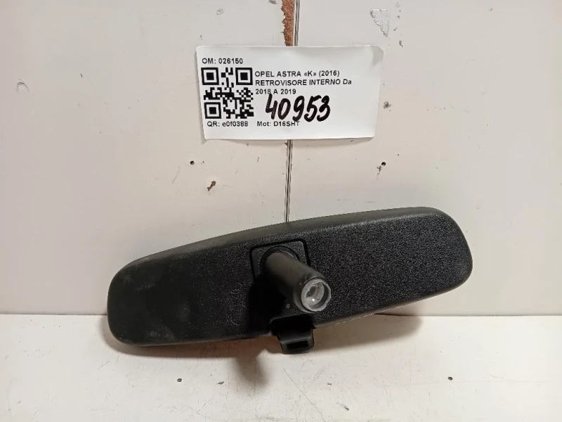 Retrovisore Interno 026150 Opel Astra K 2016