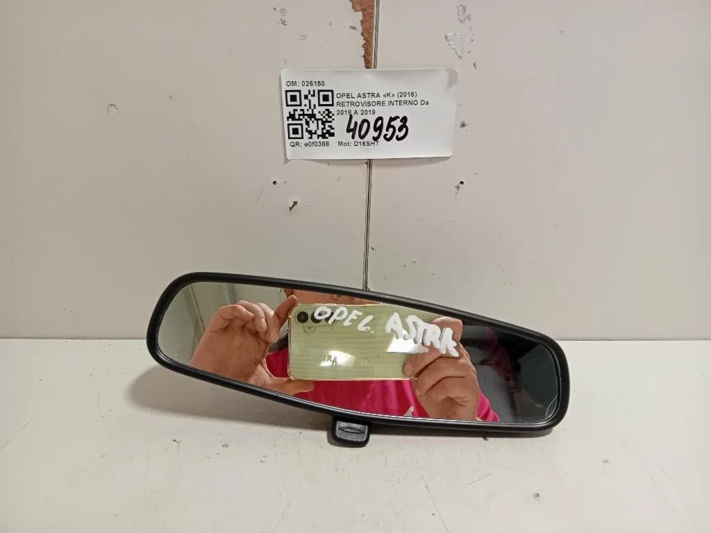 Retrovisore Interno 026150 Opel Astra K 2016