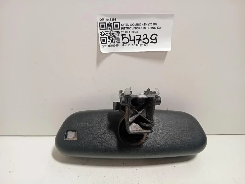 Retrovisore Interno 046396 Opel Combo E 2018