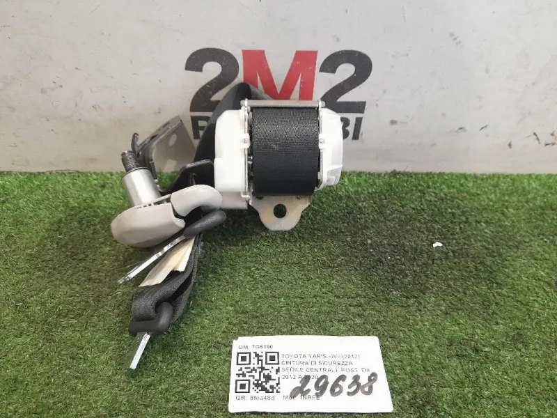Cintura DI Sicurezza Sedile Centrale POST 7G5190 Toyota Yaris IV 2012