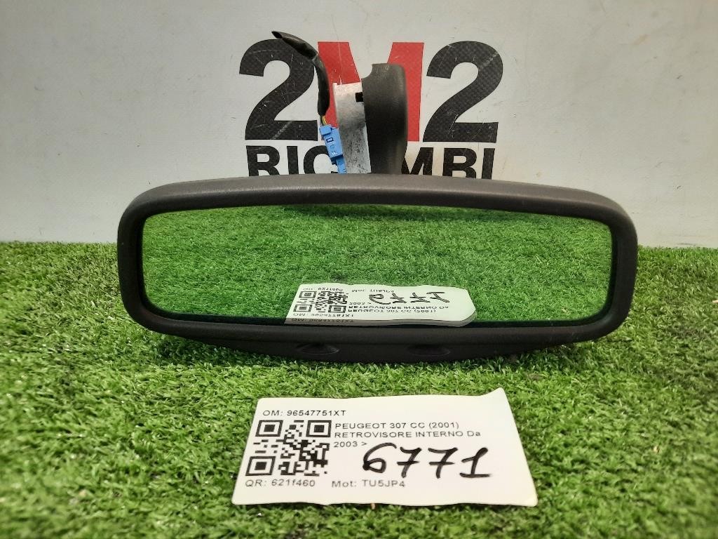 Retrovisore Interno 96547751XT Peugeot 307 CC 2001