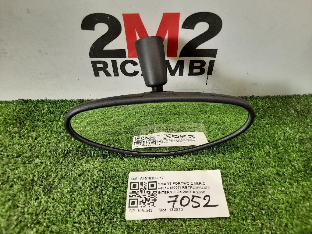 Retrovisore Interno A4518100017 Smart Fortwo Cabrio 451 2007