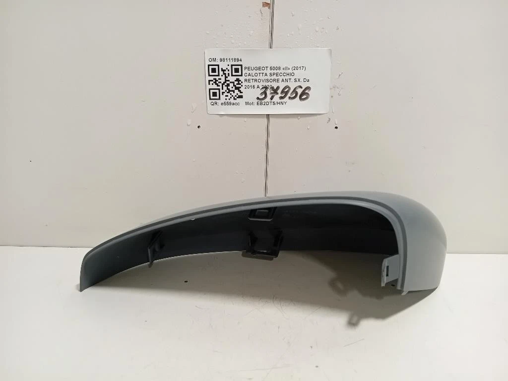Calotta Specchio Retrovisore ANT SX 98111894 Peugeot 5008 II 2017