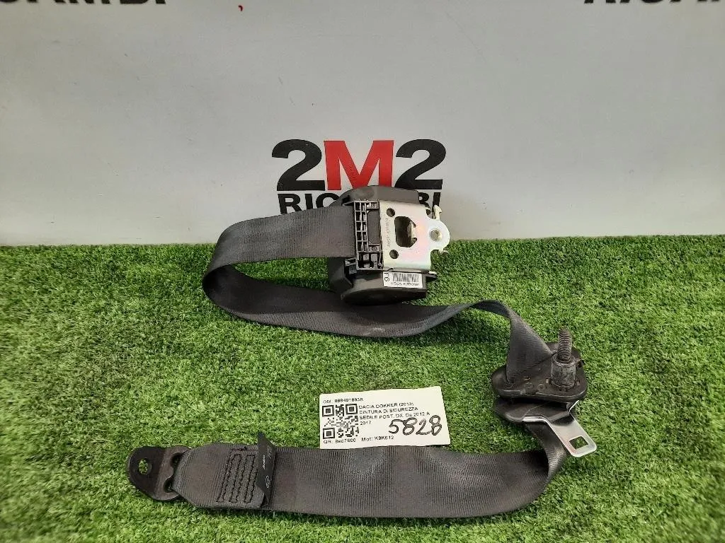 Cintura DI Sicurezza Sedile POST DX 888404297R Dacia Dokker 2013