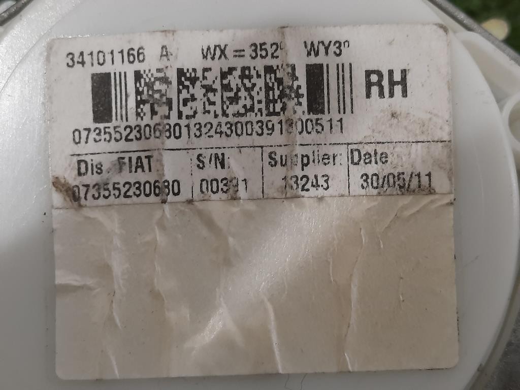 Cintura DI Sicurezza Sedile POST DX 07355710680 Fiat 500 II 2008