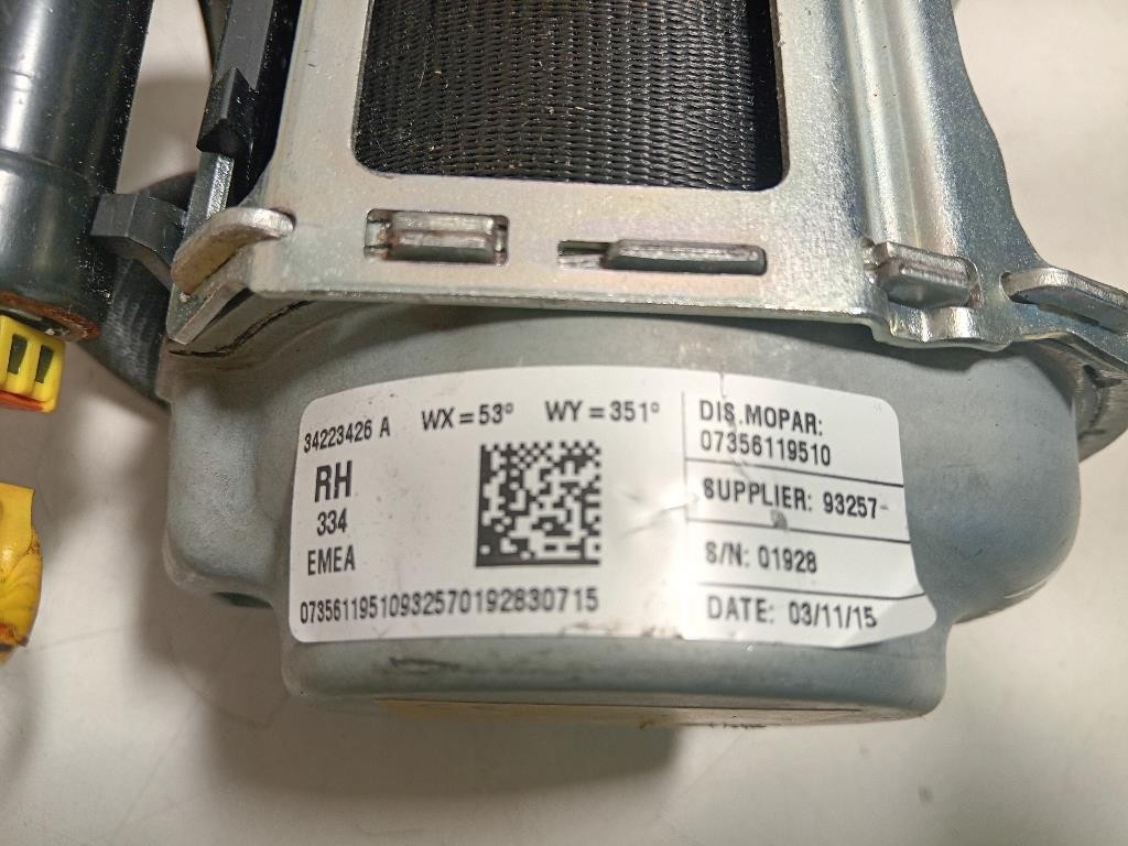 Cintura DI Sicurezza Sedile POST DX 34223426 A Fiat 500X 2015