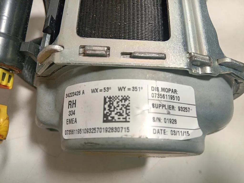 Cintura DI Sicurezza Sedile POST DX 34223426 A Fiat 500X 2015