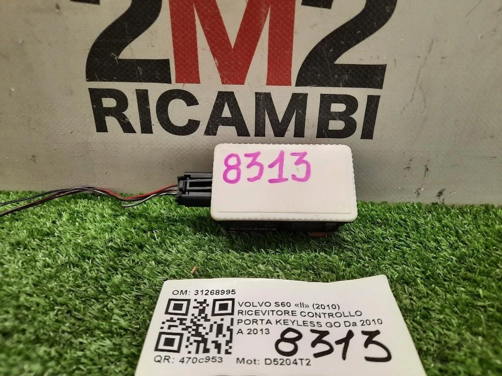 Ricevitore Controllo Porta Keyless GO 31268995 KEYLESS GO Volvo S60 II 2010
