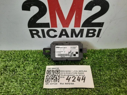 Ricevitore Radio Telecomando 6844138 Bmw Serie 1 F20 Berlina 2012