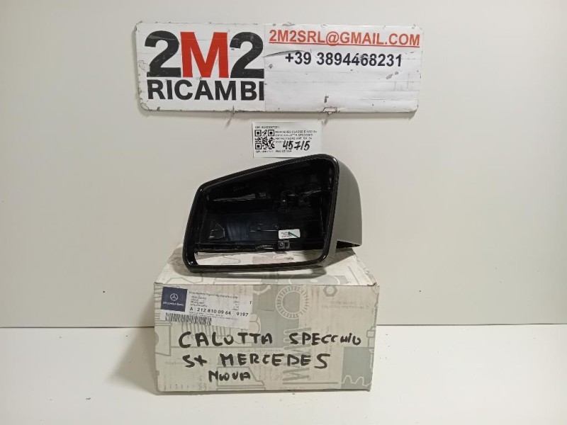 Calotta Specchio Retrovisore ANT SX A2129067201 Mercedes Classe E W212 2013