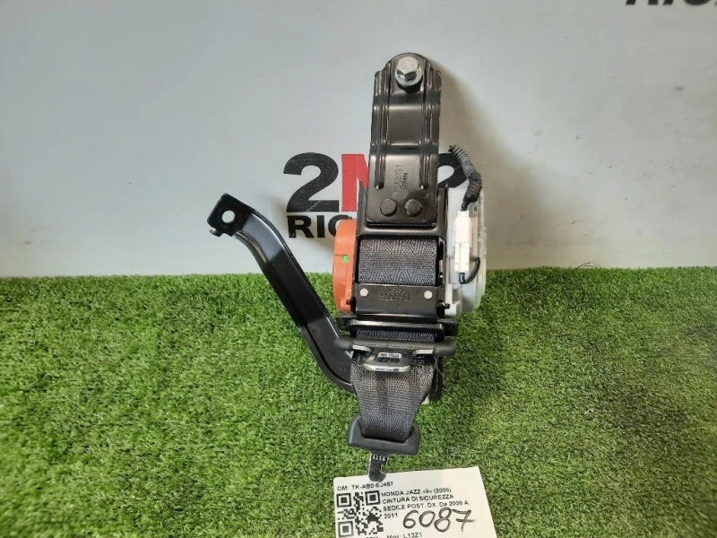 Cintura DI Sicurezza Sedile POST DX TK-AB0-EJ487 Honda JAZZ II 2008