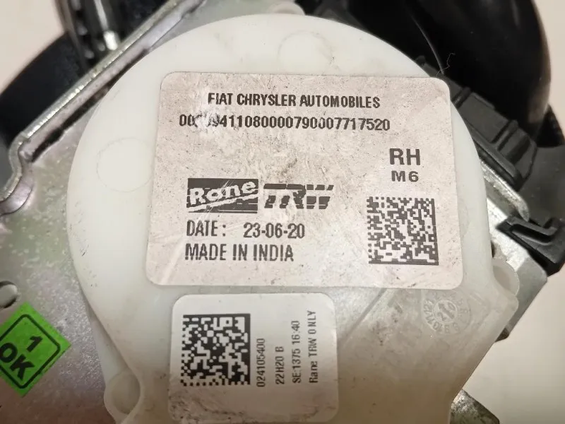 Cintura DI Sicurezza Sedile POST DX 024105400 Jeep Compass III 2017