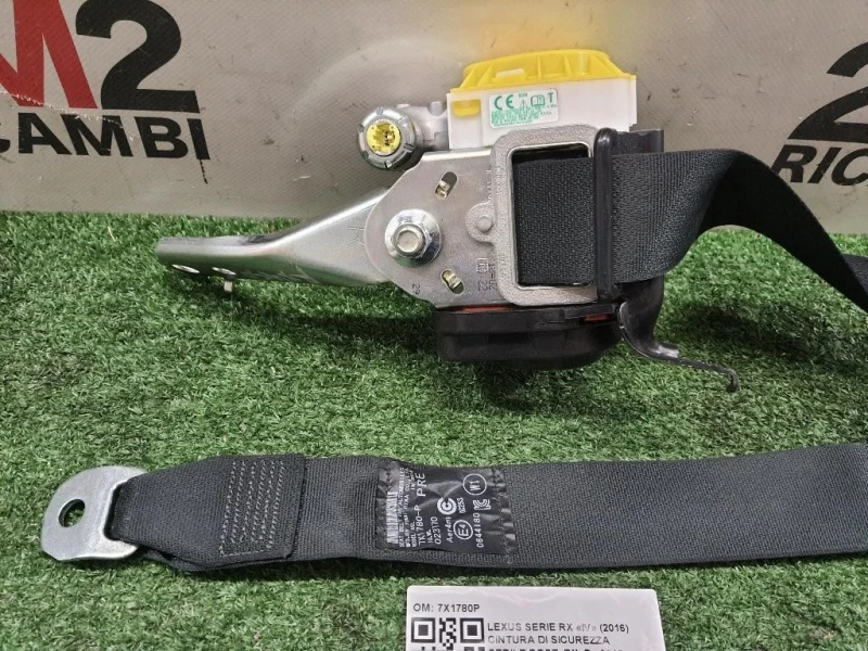 Cintura DI Sicurezza Sedile POST DX 7X1780P Lexus Serie RX IV 2016
