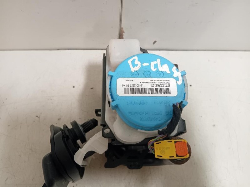Cintura DI Sicurezza Sedile POST DX 307262199228 Mercedes Classe B W246 2012