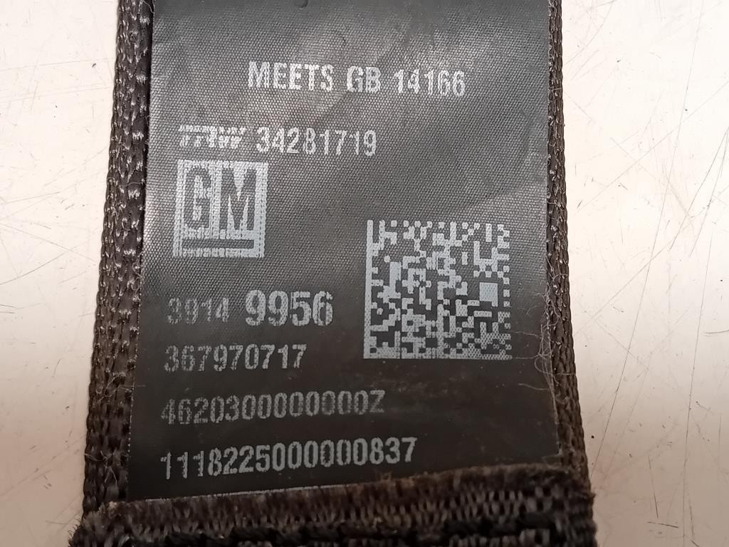 Cintura DI Sicurezza Sedile POST DX 39149956 Opel Astra K 2016