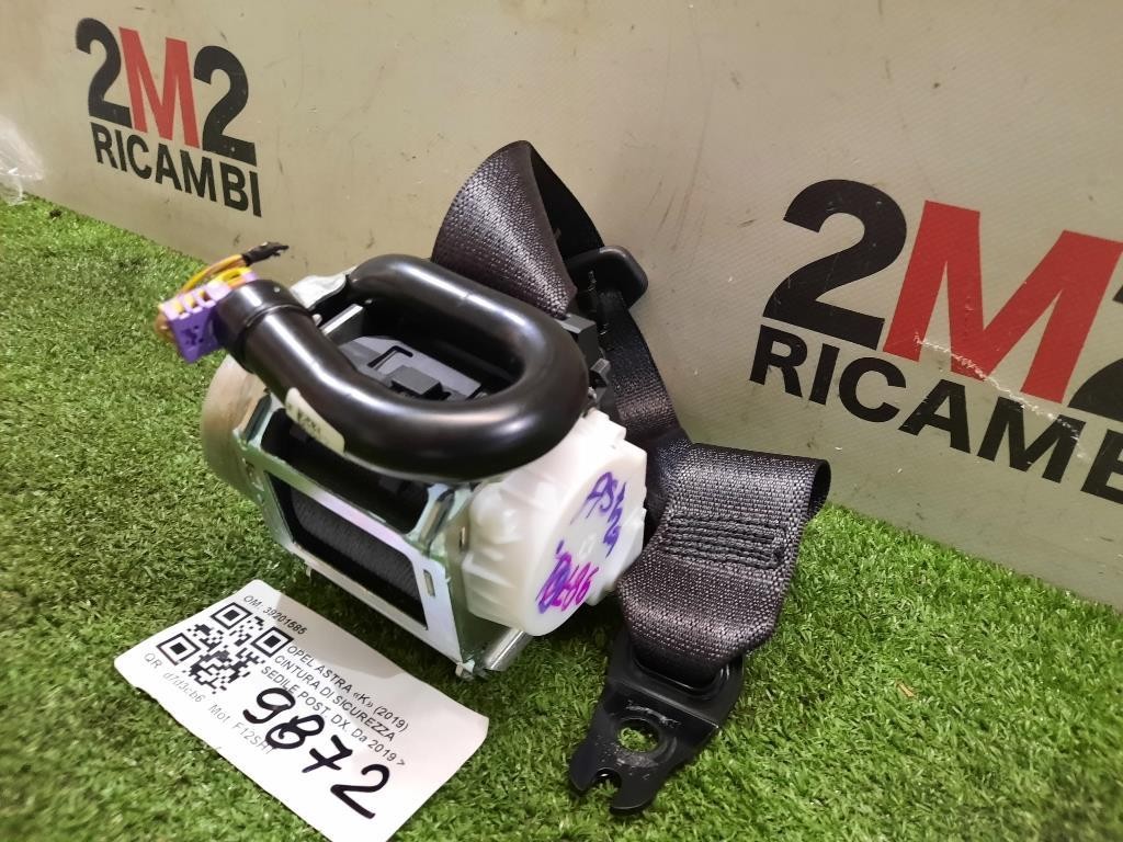 Cintura DI Sicurezza Sedile POST DX 39201585 Opel Astra K 2019