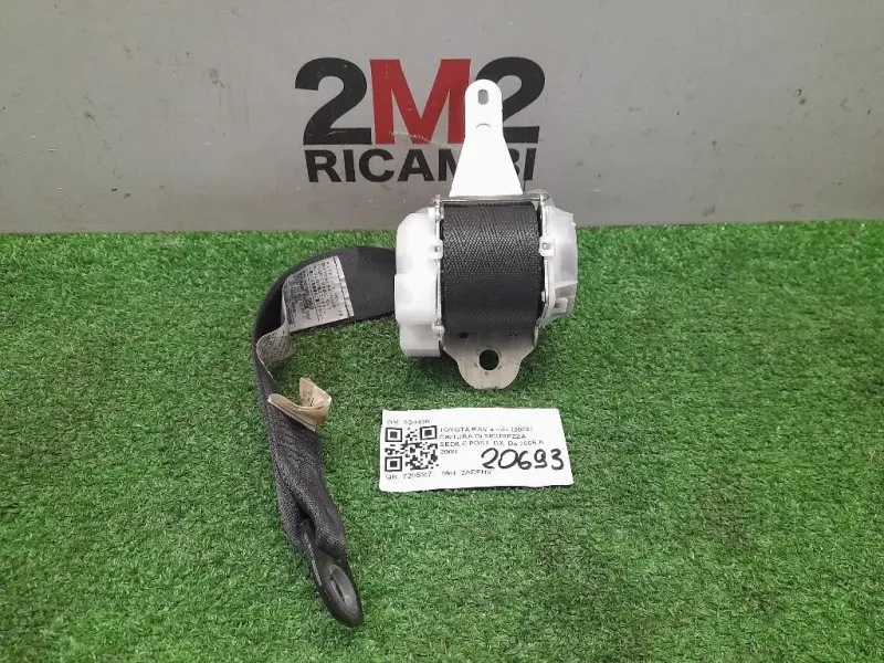 Cintura DI Sicurezza Sedile POST DX 7Q1430 Toyota RAV 4 III 2006