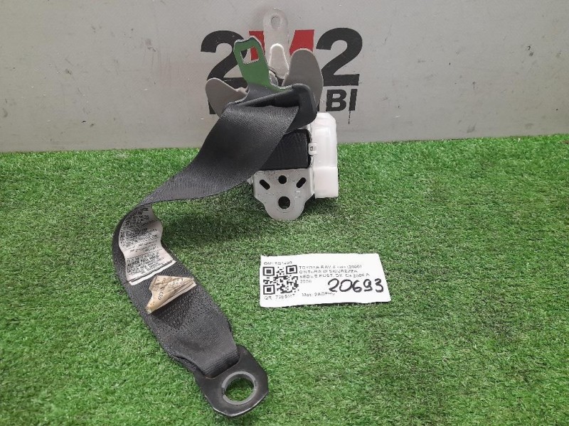 Cintura DI Sicurezza Sedile POST DX 7Q1430 Toyota RAV 4 III 2006