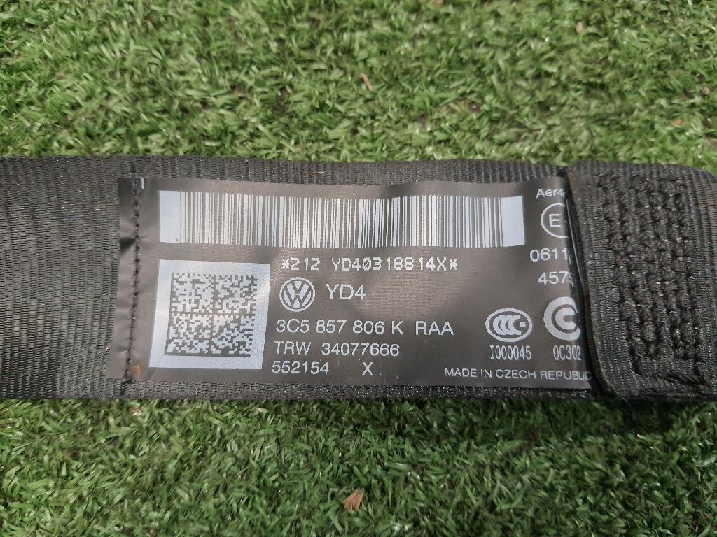 Cintura DI Sicurezza Sedile POST DX 3C5857806KRAA Volkswagen Passat VI 2011