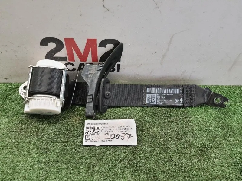 Cintura DI Sicurezza Sedile POST DX 3C5857806KRAA Volkswagen Passat VI 2011