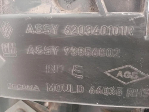 Rinforzo Paraurti ANT DX 620340101R Opel Vivaro A 2007