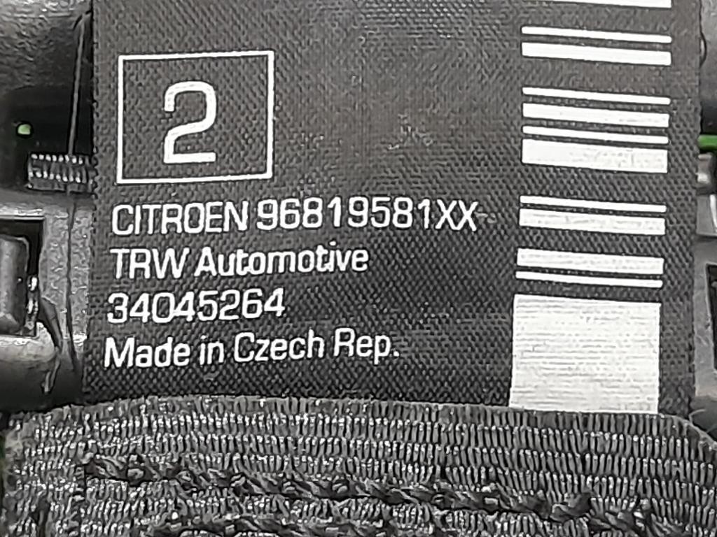 Cintura DI Sicurezza Sedile POST SX 34048178B Citroen DS3 2010