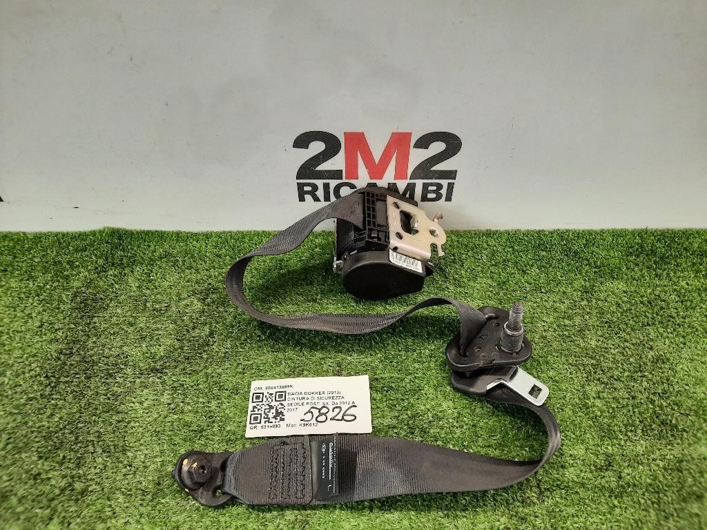 Cintura DI Sicurezza Sedile POST SX 888413899R Dacia Dokker 2013