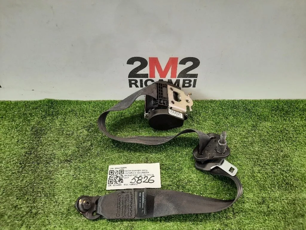 Cintura DI Sicurezza Sedile POST SX 888413899R Dacia Dokker 2013