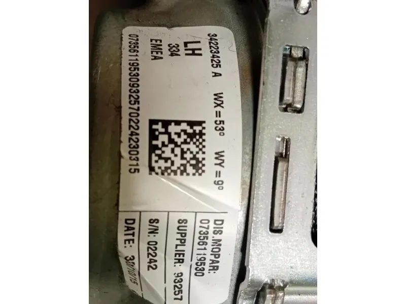 Cintura DI Sicurezza Sedile POST SX 34223425 A Fiat 500X 2015