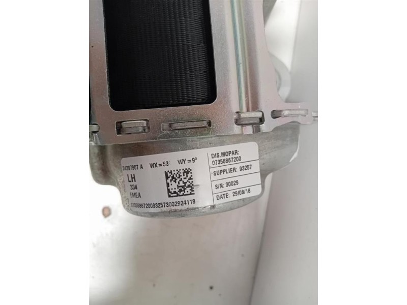 Cintura DI Sicurezza Sedile POST SX 34297907 A Fiat 500X 2018