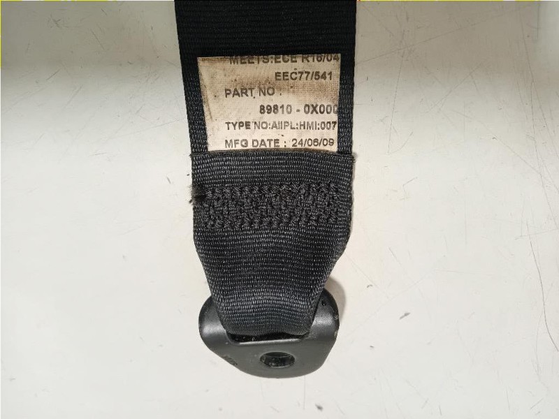 Cintura DI Sicurezza Sedile POST SX IND3831S3A Hyundai I10 I 2008