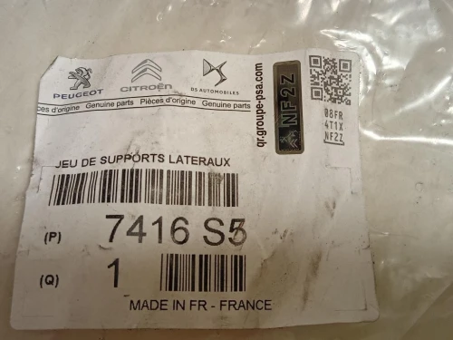 Rinforzo Paraurti POST 7416 S5 SX+DX Citroen C3 II 2010