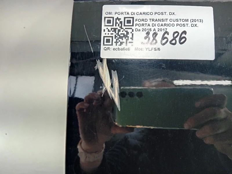 Porta DI Carico POST DX 2445949 Ford Transit Custom I 2018