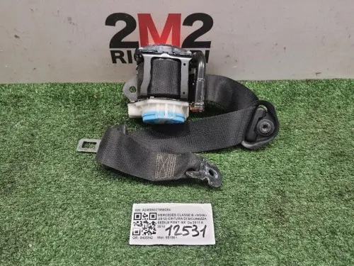 Cintura DI Sicurezza Sedile POST SX A24686027859C94 Mercedes Classe B W246 2012