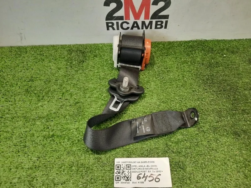 Cintura DI Sicurezza Sedile POST SX 84980-51K00 Opel Agila B 2008