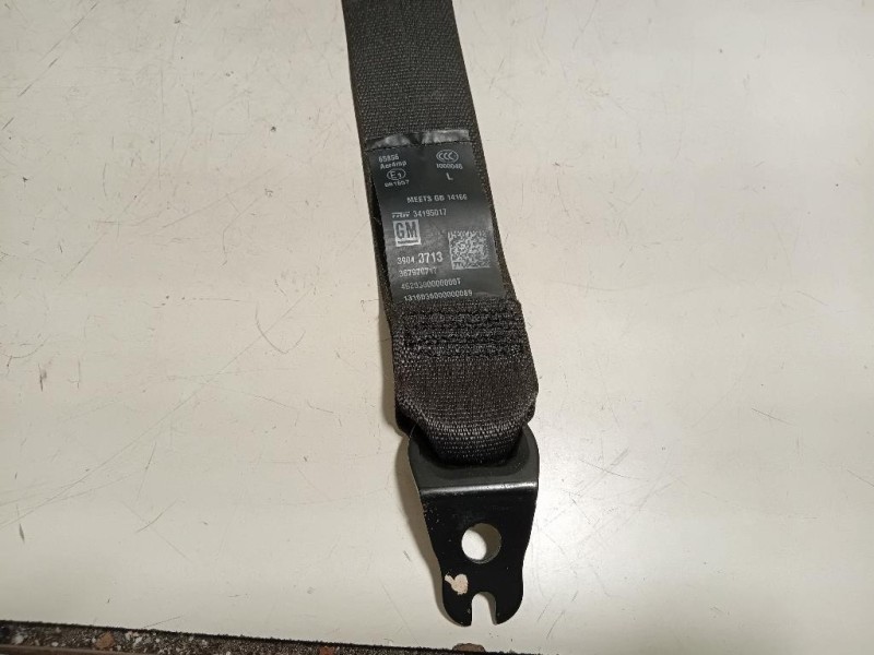 Cintura DI Sicurezza Sedile POST SX 39043713 Opel Astra K 2016