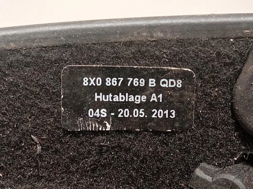 Ripiano Copertura VANO Bagagli 8X0 867 769 B Audi A1 8XA Sportback 2012