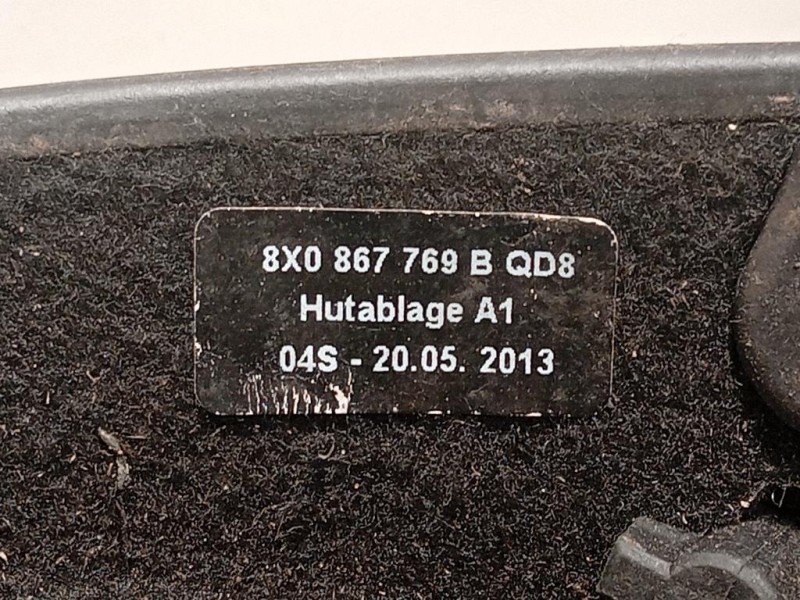 Ripiano Copertura VANO Bagagli 8X0 867 769 B Audi A1 8XA Sportback 2012