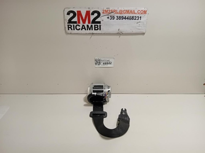 Cintura DI Sicurezza Sedile POST SX 341002068 Opel Astra K 2016