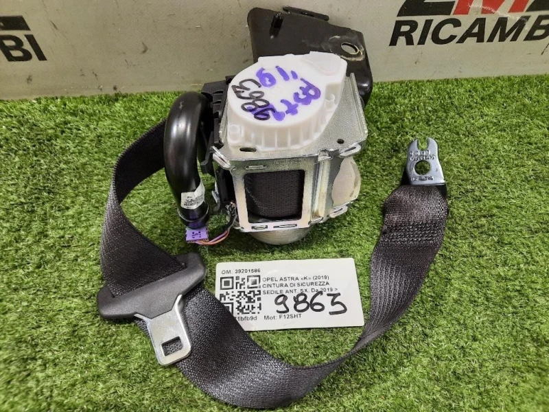 Cintura DI Sicurezza Sedile POST SX 39201586 Opel Astra K 2019