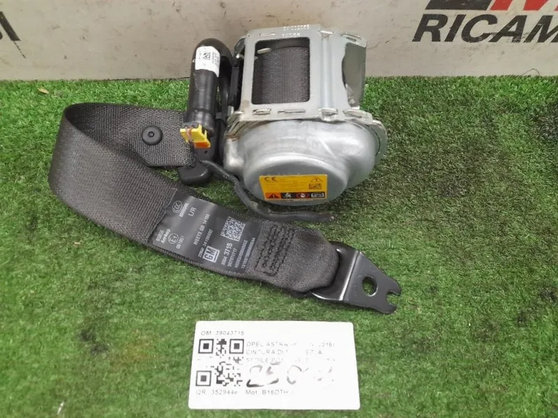 Cintura DI Sicurezza Sedile POST SX 39043715 Opel Astra K SW 2016