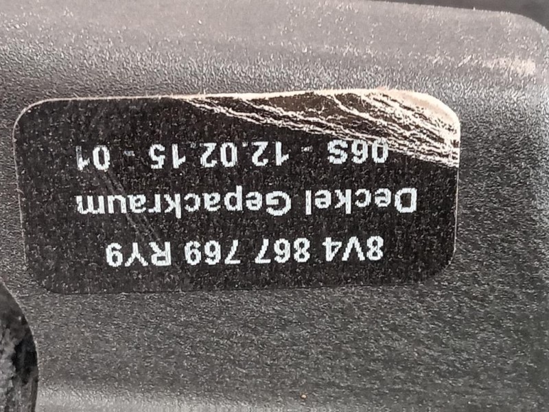 Ripiano Copertura VANO Bagagli 8V4867769 Audi A3 8VA Sportback 2012