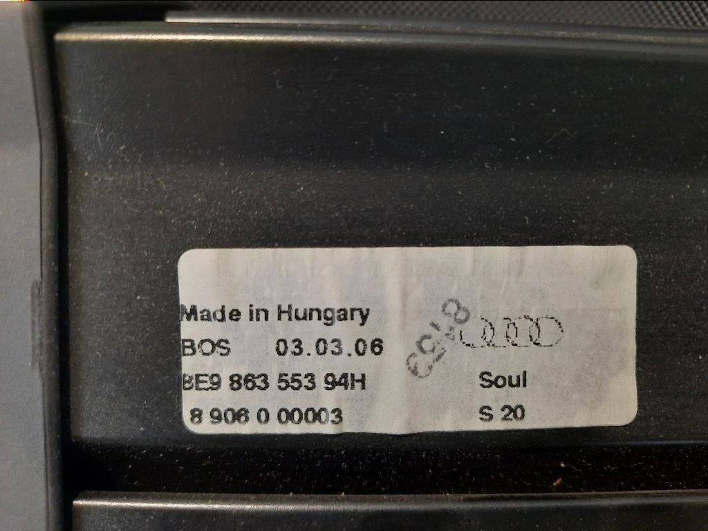 Ripiano Copertura VANO Bagagli 8906000003 COPRI BAGAGLI Audi A4 8E5 Avant 2001